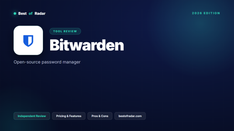 Bitwarden review image
